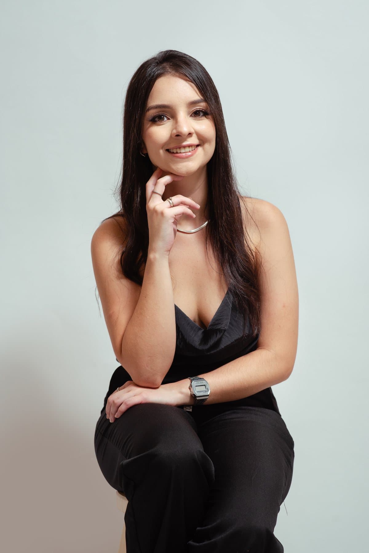 Rayssa Zaniti, nutricionista pronta para iniciar seu acompanhamento